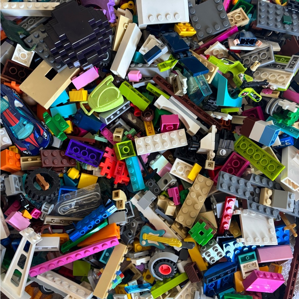 LEGO Toys | Colorful Building Blocks. 1 Gal Plus Bag Full. Plus 1 Unopened Toy